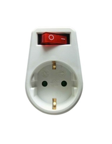 Ecolight 8323 αντάπτορας σούκο 1 θέσης με διακόπτη