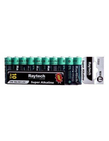 Raytech 7562 (LR03) Αλκαλικές Μπαταρίες AAA 10 τμχ
