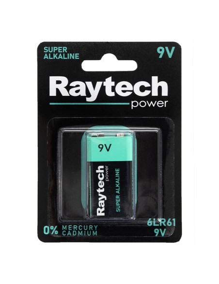 Raytech LR61 Αλκαλική Μπαταρία 9V 1 τμχ
