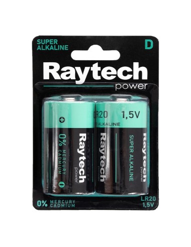 Raytech LR20 Αλκαλικές Μπαταρίες D 2 τμχ