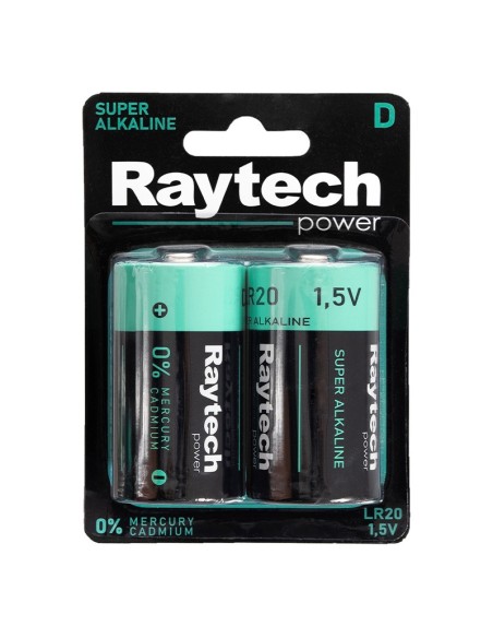 Raytech LR20 Αλκαλικές Μπαταρίες D 2 τμχ