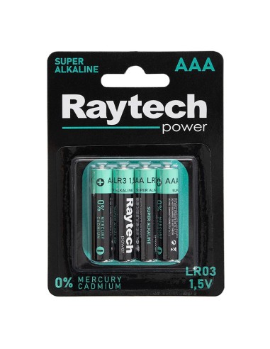 Raytech LR03 Αλκαλικές Μπαταρίες AAA 4 τμχ