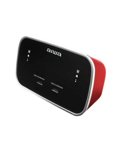 Aiwa CRU-19RD Ράδιο ρολόι (Κόκκινο)