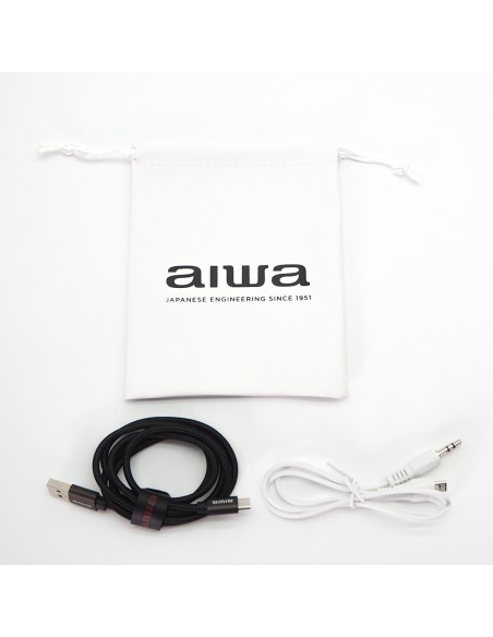 Aiwa BS-100GY Φορητό Bluetooth Ηχείο (Grey)
