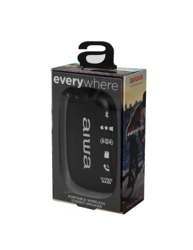 Aiwa BS-110BK Φορητό Bluetooth Ηχείο (Μαύρο)