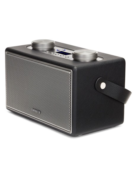 Aiwa BSTU-800BK Επαναφορτιζόμενο Vintage Ηχείο-Ραδιόφωνο