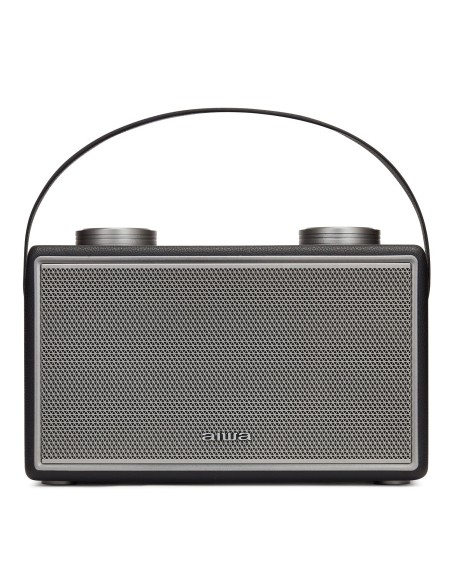 Aiwa BSTU-800BK Επαναφορτιζόμενο Vintage Ηχείο-Ραδιόφωνο