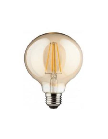 Ecolight 8897 Λάμπα Filament LED Amber  G125  8W E27