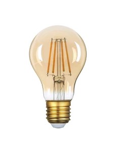 Ecolight 8064 Λάμπα Fil LED Amber Α60  6W E27 3 Step Dimming