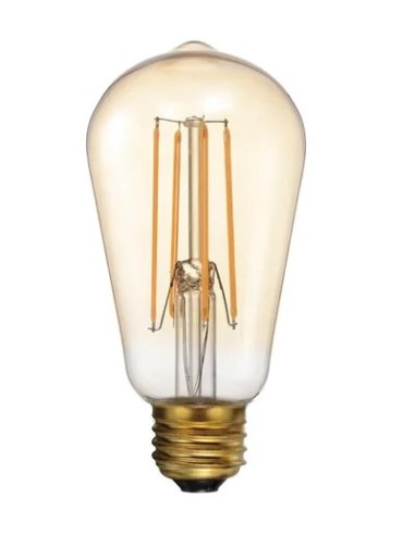 Ecolight 9511 Λάμπα Filament  LED Amber ST64...