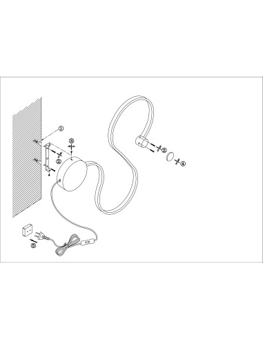 Ecolight 8309 Φωτιστικό Τοίχου LED  L2006A...