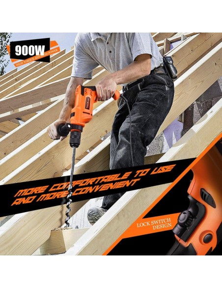 Tacklife PID05A κρουστικό δράπανο 7,5Amp 900W