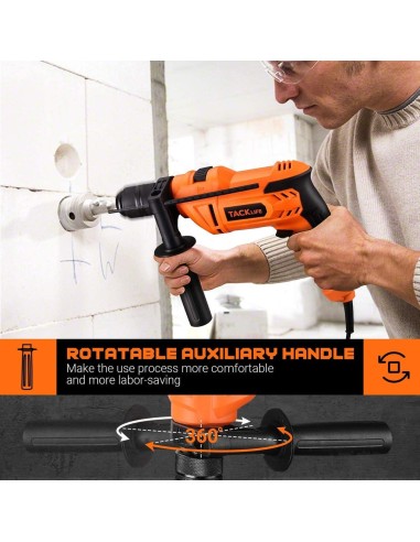 Tacklife PID05A κρουστικό δράπανο 7,5Amp 900W