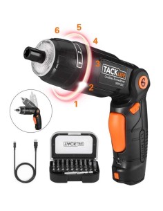 Tacklife SDH13DC ηλεκτρικό κατσαβίδι 6+1 ταχυτήτων