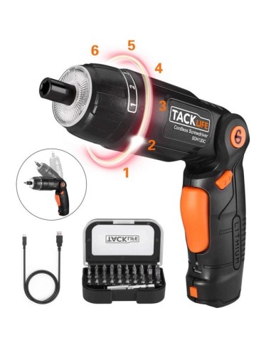 Tacklife SDH13DC ηλεκτρικό κατσαβίδι 6+1 ταχυτήτων