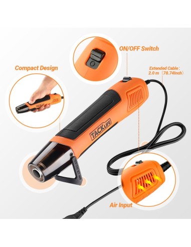 Tacklife HGP35AC πιστόλι θερμού αέρα