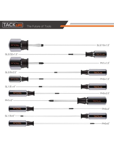 Tacklife HSS7B σετ κατσαβιδιών 18τμχ