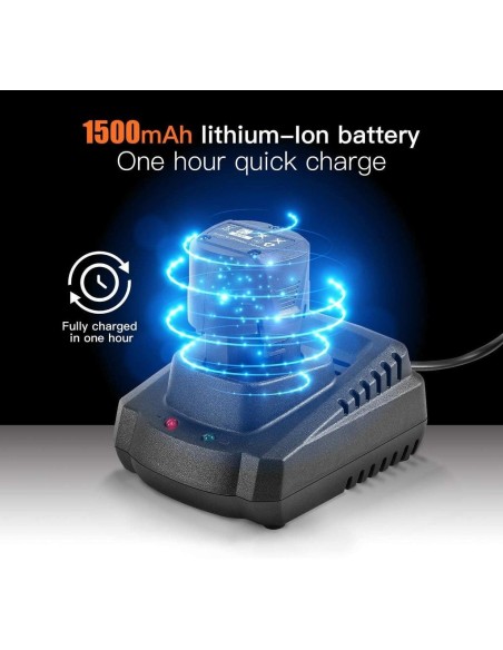 Tacklife RES001 σπαθοσέγα ασύρματη με σιαγόνα σύσφιξης