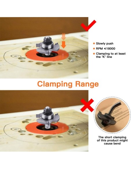 Tacklife RB31C σετ φρέζες για ρούτερ