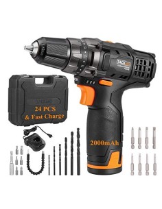Tacklife PCD01B ασύρματο τρυπάνι με αξεσουάρ