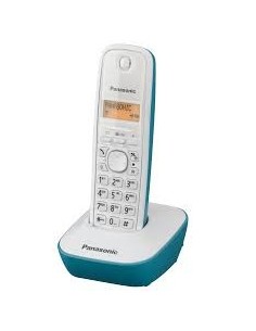 Panasonic KX-TG1611 Ασύρματο Τηλέφωνο (Λευκό/Μπλέ)