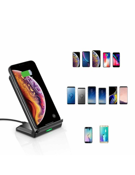 Choetech T524 Ασύρματη Βάση Γρήγορης Φόρτισης 10w + Kαλώδιο 1,2m (Μαύρο)