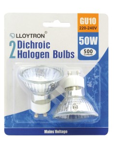 Lloytron B3452 Λάμπα 2 τμχ GU10 50W