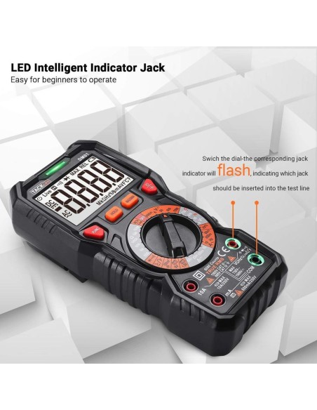 TACKLIFE DM-01M ψηφιακό πολύμετρο