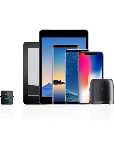 Aukey PA-U32 12w φορτιστής με 2 Θύρες usb 12w