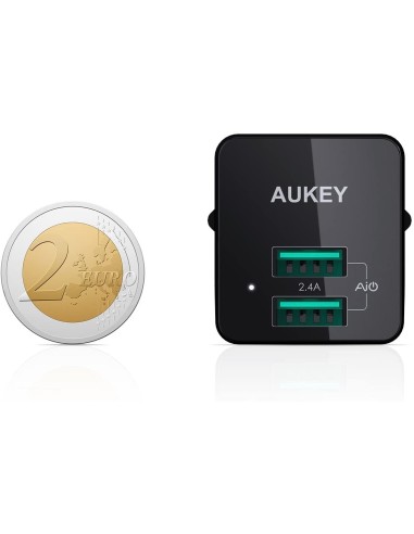 Aukey PA-U32 12w φορτιστής με 2 Θύρες usb 12w
