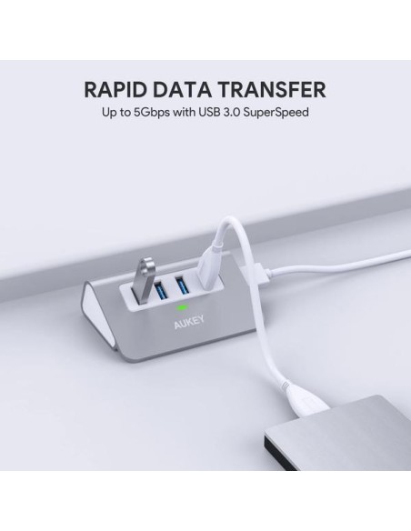 Aukey CB-H5  4-port usb 3.0 hub