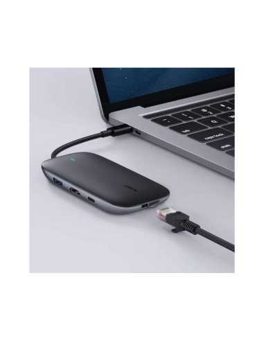 Aukey CB-C71 docking station 8-in-1 usb-c hub...