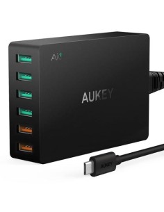 Aukey PA-T11 6 usb port qualcomm quick charge 3.0 desktop...