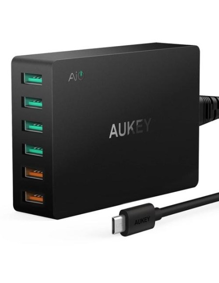 Aukey PA-T11 6 usb port qualcomm quick charge 3.0 desktop charger