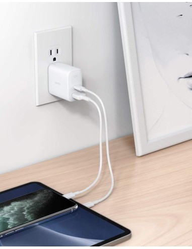 Aukey PA-F3S swift series 32w 2-port pd charger...