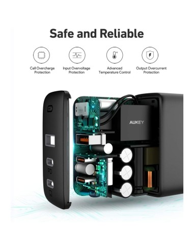 Aukey PA-B6S omnia mix3 90w 3-port pd gan...