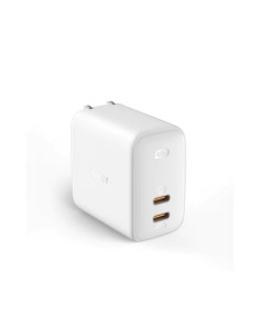 Aukey PA-B4 omnia duo 65w dual-port pd wall charger (Λευκό)