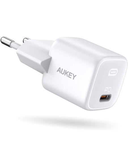 Aukey PA-B1 omnia mini 20w type c wall charger white