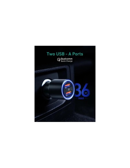 Aukey CC-Y17S expedition duo 36w quick charge 3.0 φορτιστής αυτοκινήτου   2 x usb A