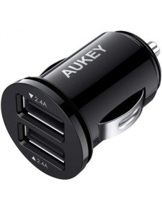 Aukey CC-S1 expedition duo 24w ultra small 2-port car...