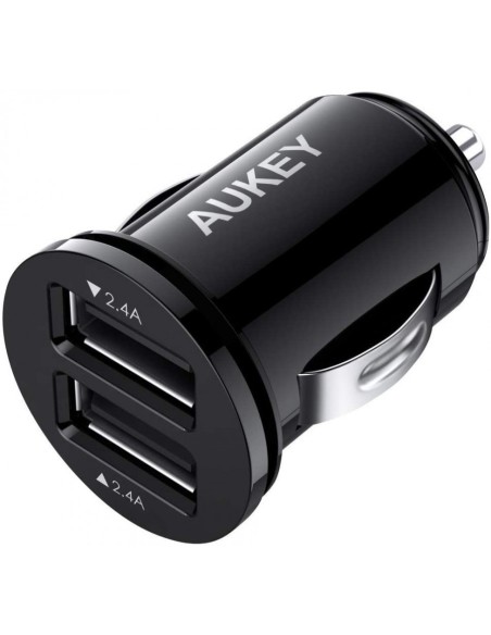 Aukey CC-S1 expedition duo 24w ultra small 2-port car charger