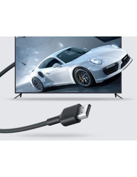 Aukey CB-H01HDMI 2.0 braided cable 2-pack red/black 2m