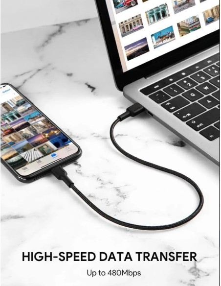 Aukey CB-CL06 usb-c to lightning (apple) cable 0.30M (30cm)