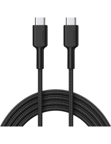 Aukey CB-CD23 impulse cable gen 2 usb-c 3.1 1M  100w pd black