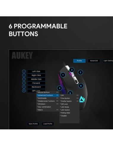 Aukey GM-F3 gaming mouse