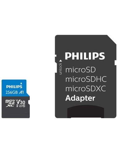 Philips Micro SDXC Card 256GB Class 10 UHS-I U3...