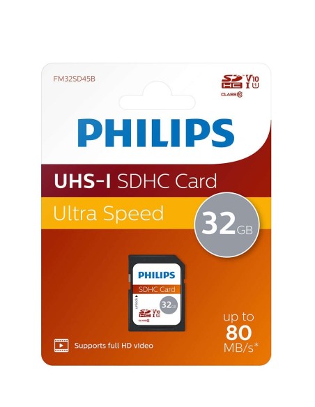 Philips SDHC Card 32GB Class 10 UHS-I U1  FM32SD45B/00
