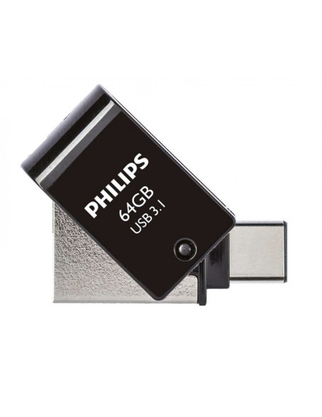 Philips 2IN1 USB 3.1 -USB C 64GB Black FM64DC152B/00