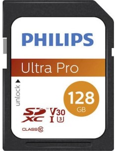 Philips SDXC 128GB Class 10 UHS-I U3 FM12SD65B/00
