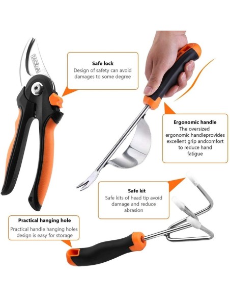 Tacklife GGT4A Σετ Εργαλείων Κηπουρικής